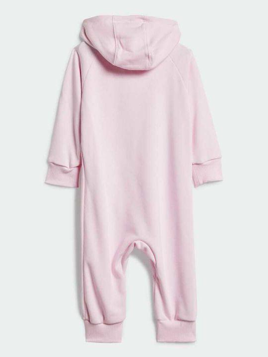 adidas ONESIE Set Babystrampler Langärmliges Rosa 3Stück