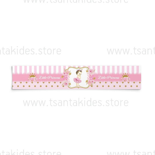 Tsantakides Декоративен Етикет За Кръщене Little Princess