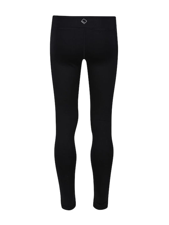 Regatta Kinder Leggings Lang Schwarz