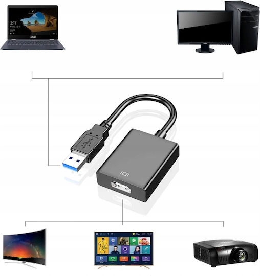 Μετατροπέας HDMI male σε HDMI female 1τμχ CO2-0113