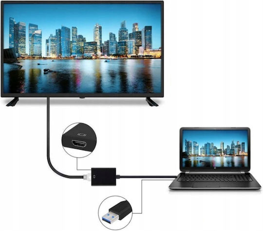 Μετατροπέας HDMI male σε HDMI female 1τμχ CO2-0113