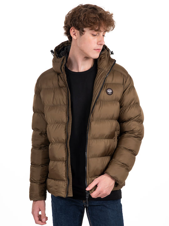 Winter Jacket Puffer Brown