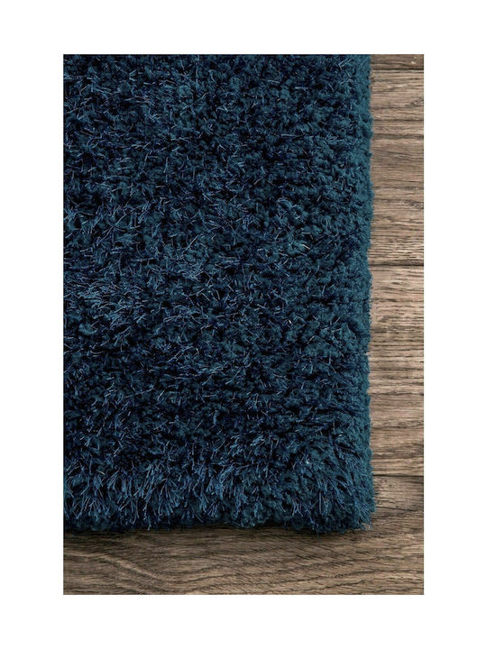 Saray Home Χαλί Ορθογώνιο Shaggy Μπλε 200x300cm