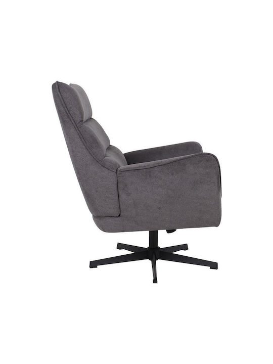 Gemma Bergère Swivel Gray 78x78x101cm