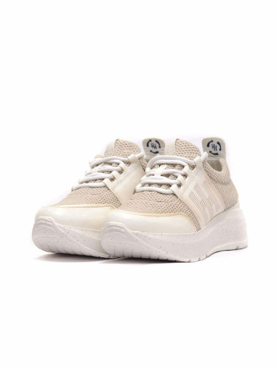 Hispanitas Damen Sneakers Beige