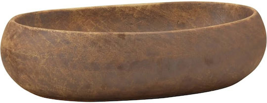vidaXL Επικαθήμενος Νιπτήρας Κεραμικός 59x40x15cm