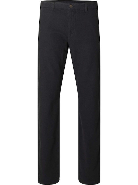 Trousers Chino Elastic in Slim Fit Dark Blue