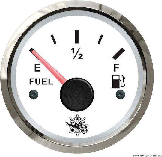 Osculati Indicator Nivel Combustibil Negru Instrument Măsurare Nivel Combustibil Barcă