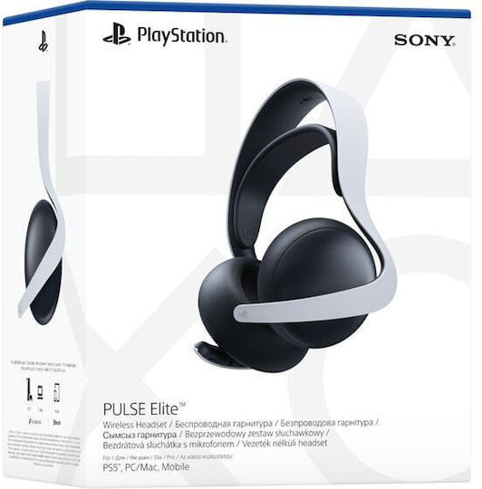 Sony Pulse Elite Căști Gaming Wireless Over Ear cu Conectivitate Bluetooth Alb pentru PS5