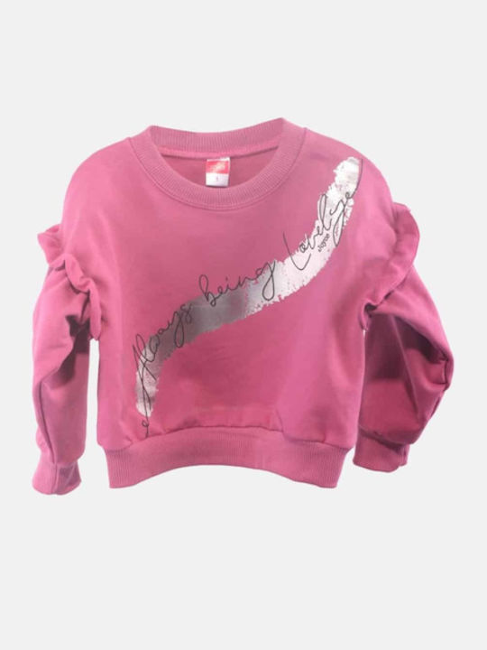 Joyce Kids Sweatpants Set Purple