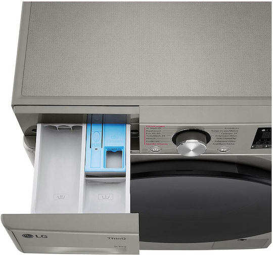 LG Mașină de spălat cu uscător 9kg/6kg Cu aburi 1400 Rotiri cu Wi-Fi
