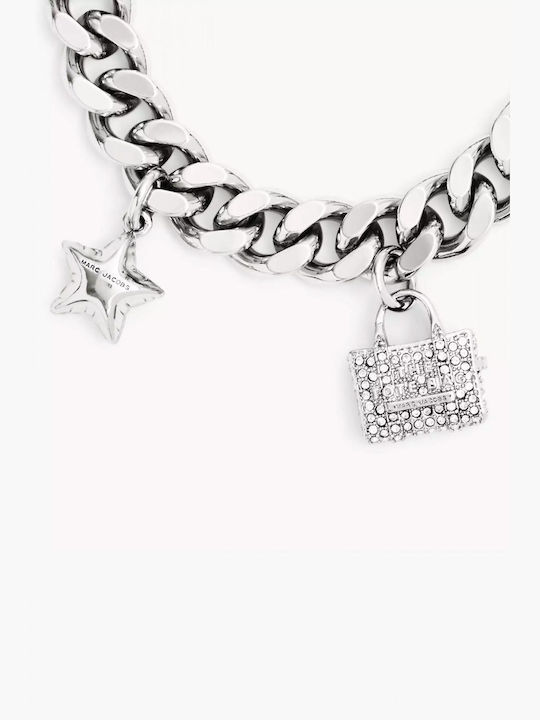 Marc Jacobs Damen Armband aus Silber mit Zirkon