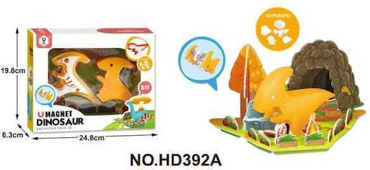 Magnetic Construction Toy Dinosaur for Children Aged 3+