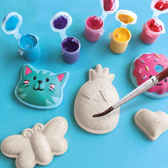 Ses Creative Παιχνίδι Κατασκευών Casting And Painting Happy Figures για Παιδιά 3+ Ετών