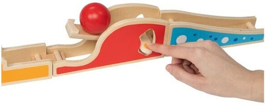 Goki Wooden Construction Toy Ball Track Construction Set for Children 3+ years+ Years