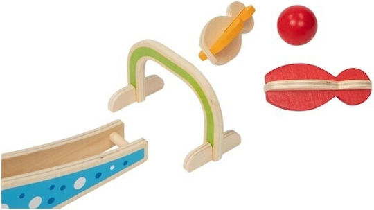 Goki Wooden Construction Toy Ball Track Construction Set for Children 3+ years+ Years