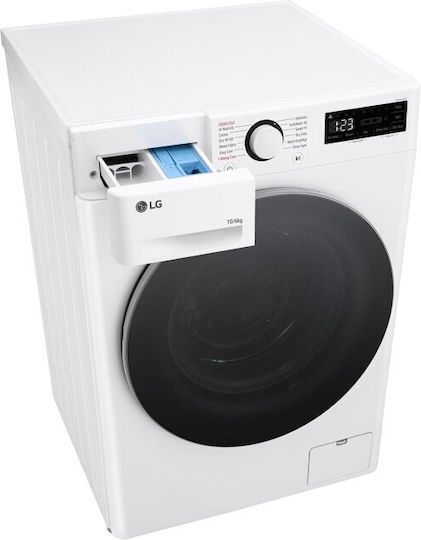 LG Mașină de spălat cu uscător 10kg/6kg Cu aburi 1400 Rotiri