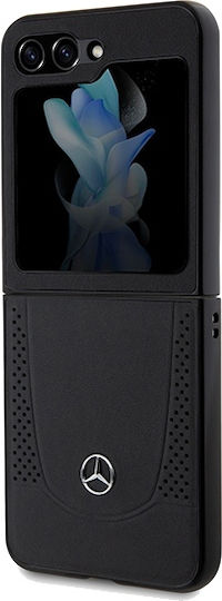 Mercedes-Benz Wallet Plastic / Leather / Silicone / Synthetic Leather Black (Galaxy Z Flip)
