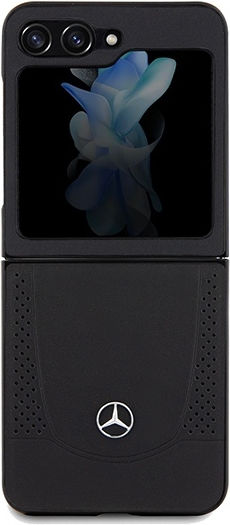 Mercedes-Benz Wallet Plastic / Leather / Silicone / Synthetic Leather Black (Galaxy Z Flip)