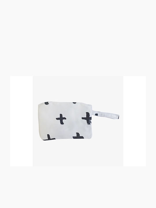 Bee. Unusual. Toiletry Bag in White color