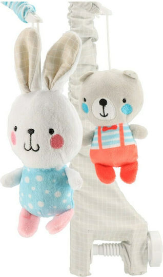 BabyMix Μόμπιλε Κούνιας με Μουσική Bear Bunny