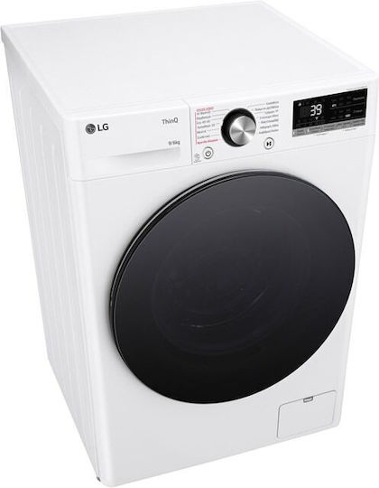 LG Washer Dryer 9kg/6kg Steam 1400 Rounds with Wi-Fi