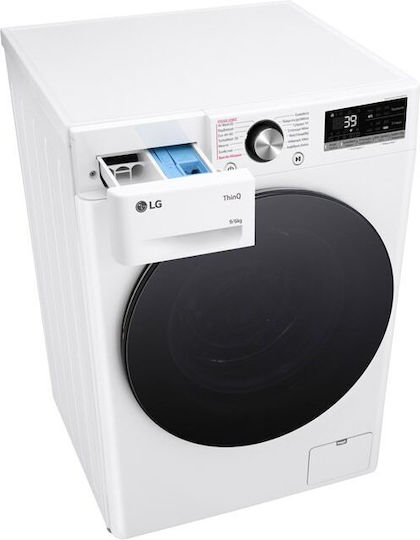 LG Washer Dryer 9kg/6kg Steam 1400 Rounds with Wi-Fi