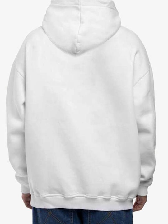 Sweatshirt with Hood White