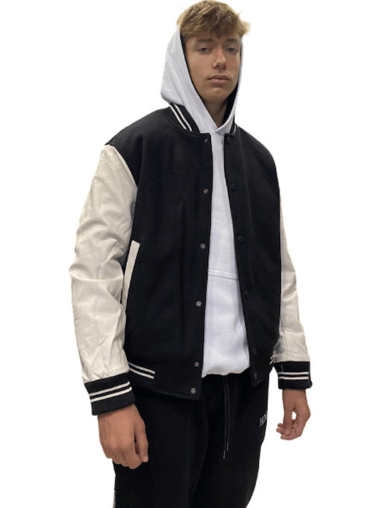 College Winter Jacket Black
