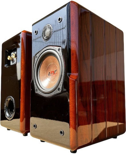 TRF WTCB552HS WTCB552HS B/BR PAINT Pair of Hi-Fi Speakers Bookself 80W 2 No of Drivers Brown
