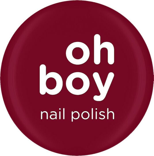 OhBoy Glossy Βερνίκι Νυχιών ΚΟΚΚΙΝΟ ΚΑΝΕΛΑ