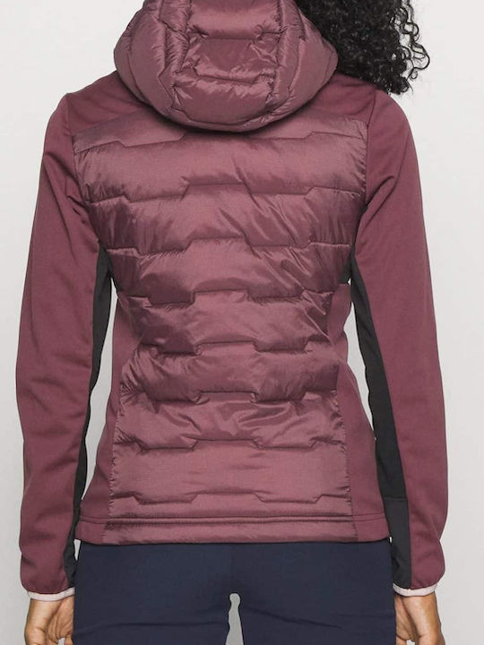 Icepeak Softshell Jachetă de femei Puffer burgundy