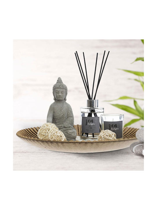 Set Diffuser C-b Zen with Fragrance Eucalyptus 168099 4pcs