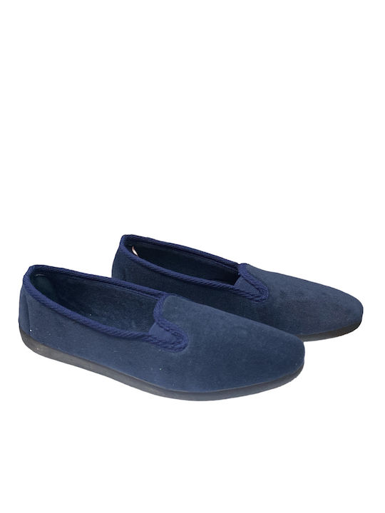 Antrin Closed Women's Slippers in Blue color