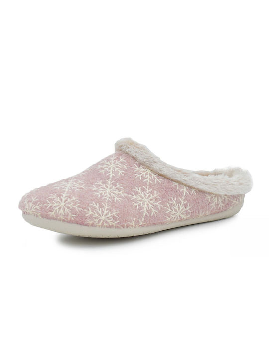 Plumaflex Winter Women's Slippers in Pink color