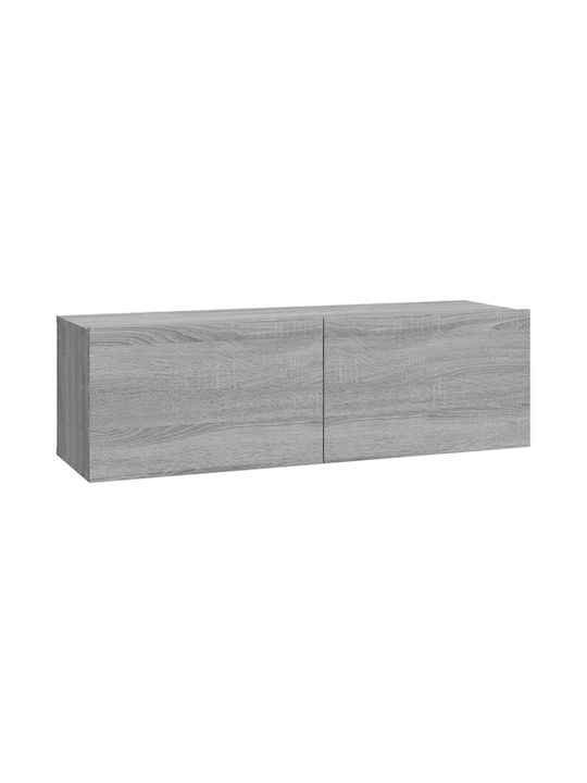 Wohnzimmer TV-Einheit Grey Sonoma L100xB30cm