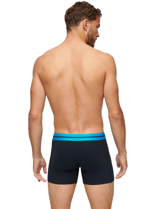 Men's Boxers Dark indigo blue marl 3Pack