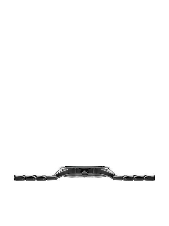 Giewont Herrenuhr Batterie mit Schwarz Metallarmband