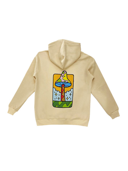 Salty Slang Women's Hooded Sweatshirt Beige