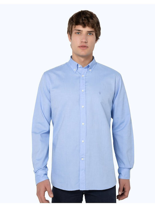 The Bostonians Памучно Риза Light Blue