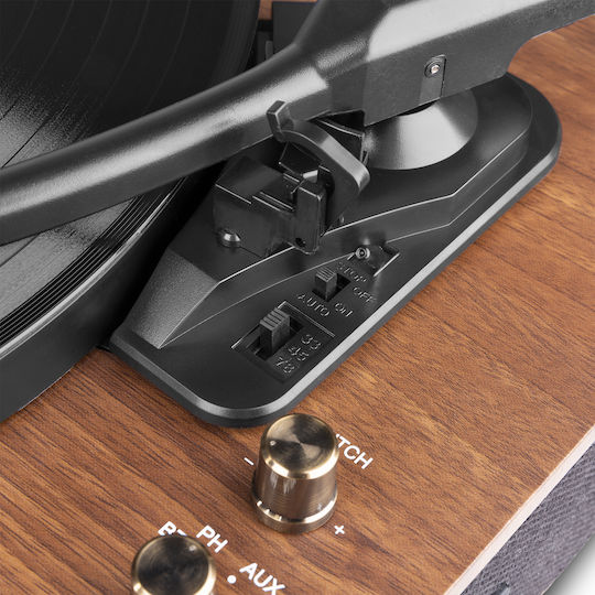 Fenton RP162 102.168 Pick-Up cu Preamp și Difuzoare încorporate lemn de nuc