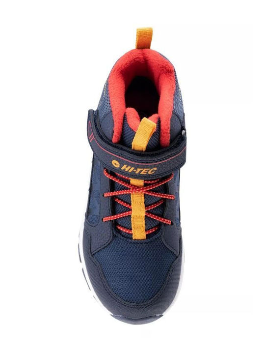 Kinder Wanderschuhe Mid Wasserdicht Blau ->