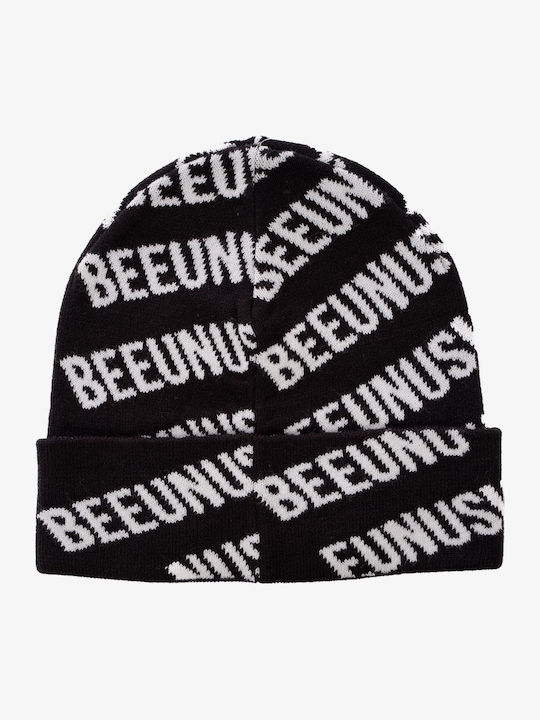 Beanie Unisex Beanie Gestrickt in Schwarz Farbe