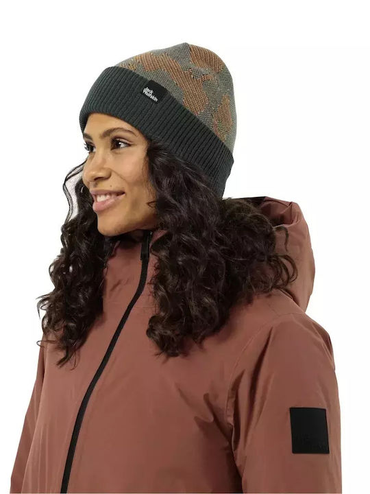 Beanie Unisex Σκούφος Πλεκτός σε Πράσινο χρώμα