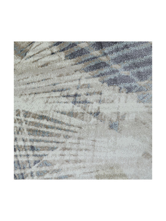 Saray Home Palermo Rug Rectangular with Fringes Grey - Blue
