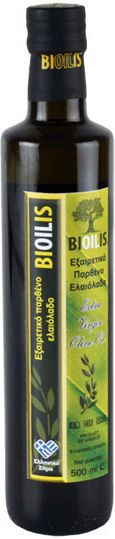 Bioilis Exzellentes natives Olivenöl Olivenöl Ηλείας mit Aroma Unverfälscht 500ml 1Stück