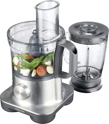 Kenwood FPM250 FPM250 Multifunktions-Food-Prozessor 750W mit Behälter 2.1Es und Blender-Kanne Silber