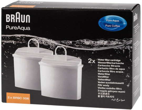Braun Original Coffee Maker Water Filter Set 2pcs