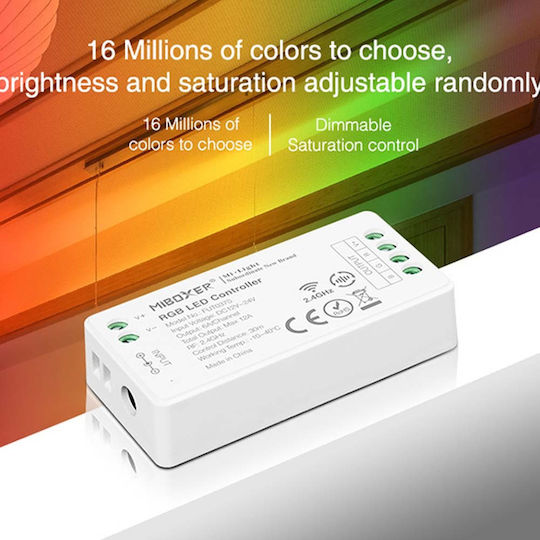 123led Ταινία LED 12V RGB Φως 1m με Τηλεχειριστήριο