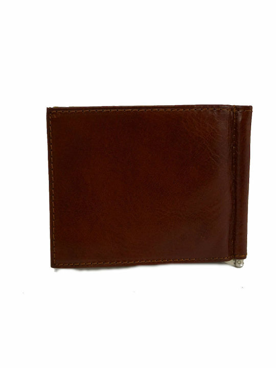 Leder Herren Geldbörse Geldclip Tabac Braun
